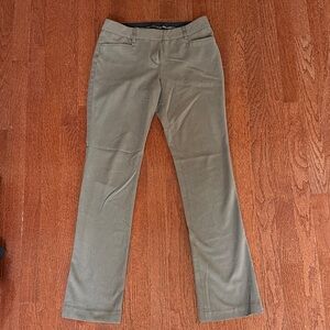 Express Olive Green/ Gray Boot Cut Pants